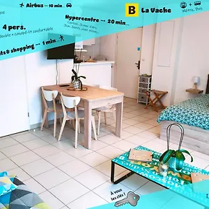 Appartement • Superbe 2 à 4 Personnes De 33m² En Rez-de-chaussée •, Toulouse